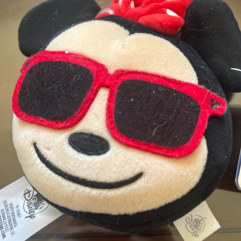 Disney Red and Black Minnie Mouse Stuffed Animal